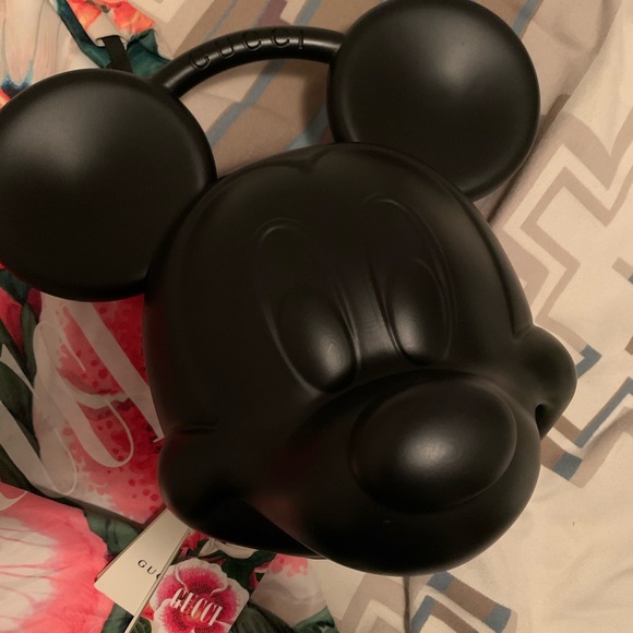 Gucci x Disney® Mickey Mouse Top Handle Bag Black - Picture 7 of 8